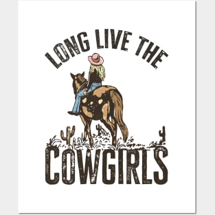 Long Live Howdy Rodeo Western Country Southern Cowgirls Posters and Art